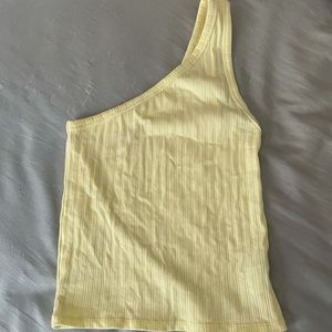 One shoulder tank top